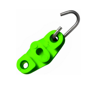 Esticador Drop Tipo 8 com gancho curto Verde Limão.png